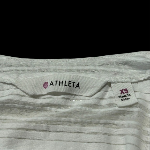 Athleta White Sleeveless Tank Top - Picture 6 of 7